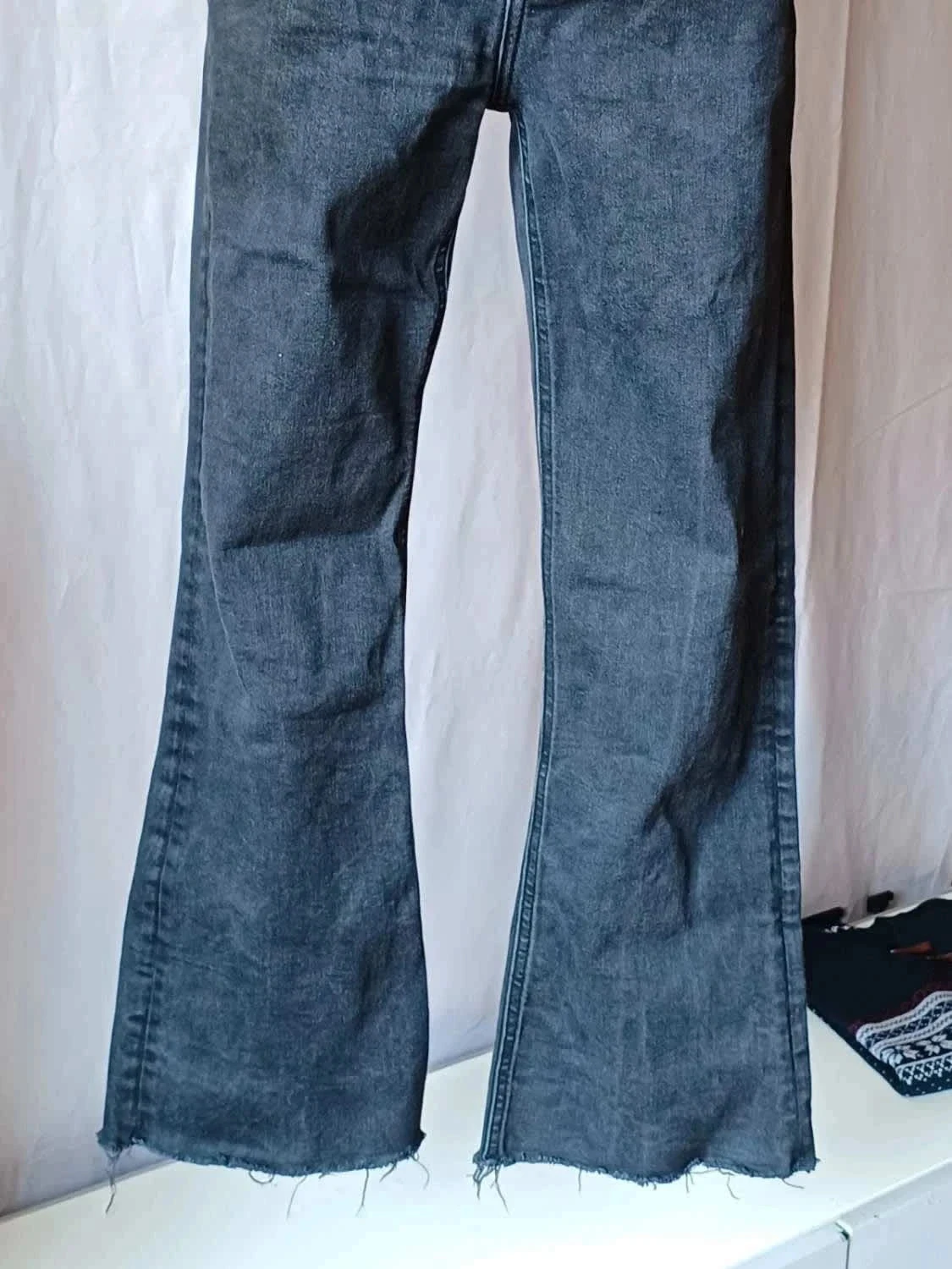 Jean mango flare cropped negro 40 – photo 12